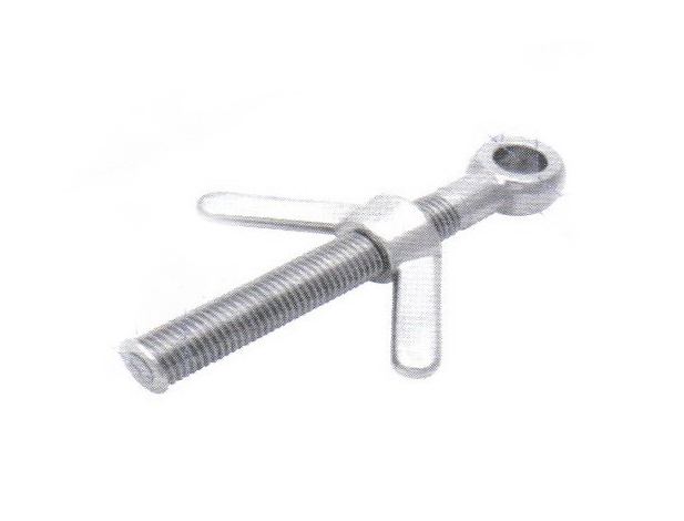 Long wing bolt with washer and nut