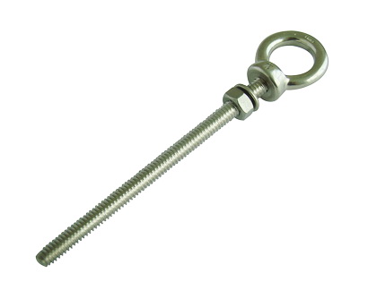 Welded eye bolt (washer and nut) Din type