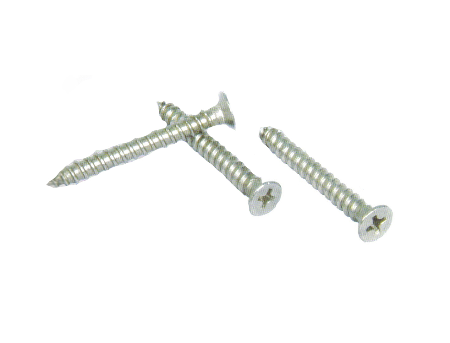 Cross recessed countersunk head tapping screw