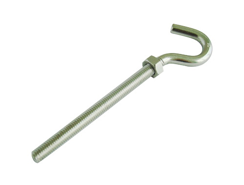 Hook bolt with nut