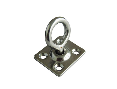 Square pad with swivel eye