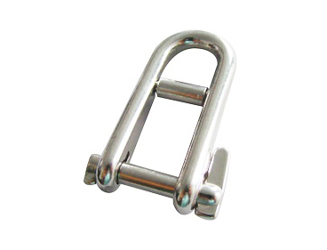 Halyard shackle (locking pin and cross bar)