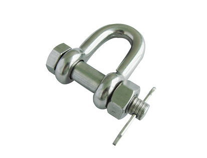 Oversize chain shackle (nut and cotter pin)