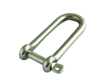 Long D shackle (locking pin)