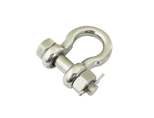 Oversize anchor shackle (nut and cotter pin)