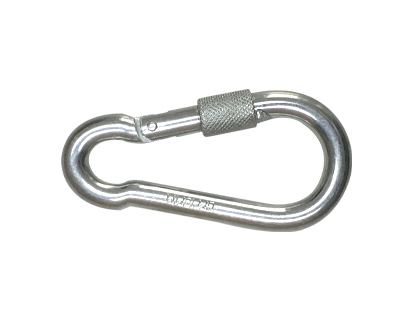 Snap hook with screw, DIN5299 Form D